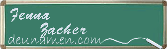 Fenna Zacher Visitenkarte